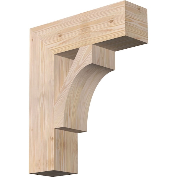 Ekena Millwork Westlake Block Smooth Bracket, Douglas Fir, 5 1/2"W x 20"D x 24"H BKT06X20X24WTL05SDF - main